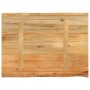Tablero de mesa borde natural madera maciza mango 70x60x3,8 cm de , Tableros para mesas - Ref: Foro24-370739, Precio: 90,21 €...