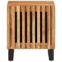 Mesita de noche de madera maciza de acacia 40x34x46 cm de , Mesitas de noche - Ref: Foro24-377418, Precio: 64,25 €, Descuento: %