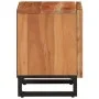 Mesita de noche de madera maciza de acacia 40x34x46 cm de , Mesitas de noche - Ref: Foro24-377418, Precio: 64,25 €, Descuento: %