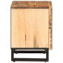 Mesita de noche de madera maciza de mango rugosa 40x34x46 cm de , Mesitas de noche - Ref: Foro24-377426, Precio: 70,18 €, Des...