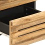 Mesita de noche de madera maciza de mango rugosa 40x34x46 cm de , Mesitas de noche - Ref: Foro24-377426, Precio: 70,18 €, Des...