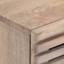 Mesita de noche madera maciza mango blanqueado 40x34x46 cm de , Mesitas de noche - Ref: Foro24-377432, Precio: 52,33 €, Descu...