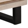 Mesita de noche madera maciza mango blanqueado 40x34x46 cm de , Mesitas de noche - Ref: Foro24-377432, Precio: 52,33 €, Descu...