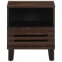 Mesita de noche de madera maciza de mango 40x34x46 cm de , Mesitas de noche - Ref: Foro24-377470, Precio: 45,25 €, Descuento: %