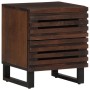 Mesita de noche de madera maciza de mango 40x34x46 cm de , Mesitas de noche - Ref: Foro24-377430, Precio: 70,37 €, Descuento: %