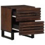 Mesita de noche de madera maciza de mango 40x34x46 cm de , Mesitas de noche - Ref: Foro24-377430, Precio: 70,37 €, Descuento: %