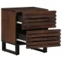 Mesita de noche de madera maciza de mango 40x34x46 cm de , Mesitas de noche - Ref: Foro24-377430, Precio: 60,27 €, Descuento: %