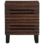 Mesita de noche de madera maciza de mango 40x34x46 cm de , Mesitas de noche - Ref: Foro24-377430, Precio: 70,37 €, Descuento: %
