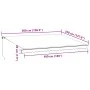 Toldo retráctil manual con LEDs burdeos 500x350 cm de , Toldos - Ref: Foro24-3215007, Precio: 502,83 €, Descuento: %
