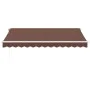 Toldo retráctil manual marrón 350x250 cm de , Toldos - Ref: Foro24-3215631, Precio: 459,12 €, Descuento: %