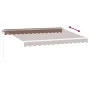 Toldo retráctil manual marrón 350x250 cm de , Toldos - Ref: Foro24-3215631, Precio: 459,12 €, Descuento: %