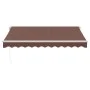 Toldo retráctil manual marrón 300x250 cm de , Toldos - Ref: Foro24-3215633, Precio: 211,59 €, Descuento: %