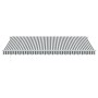 Toldo retráctil manual gris antracita y blanco 500x300 cm de , Toldos - Ref: Foro24-3216033, Precio: 431,30 €, Descuento: %