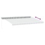Toldo retráctil manual gris antracita y blanco 500x300 cm de , Toldos - Ref: Foro24-3216033, Precio: 431,30 €, Descuento: %