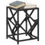 Stahl-Couchtisch mit schwarzer Glasoberfläche 30x30x41 cm von , Couchtisch - Ref: Foro24-845989, Preis: 32,21 €, Rabatt: %
