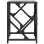 Stahl-Couchtisch mit schwarzer Glasoberfläche 30x30x41 cm von , Couchtisch - Ref: Foro24-845989, Preis: 32,21 €, Rabatt: %