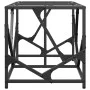 Steel coffee table with transparent glass top 78.5x40x41cm by , Coffee table - Ref: Foro24-845994, Price: 42,05 €, Discount: %