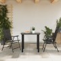 Sillas de jardín plegables 2 uds acero y textileno gris melange de , Sillas de jardín - Ref: Foro24-360200, Precio: 85,28 €, ...