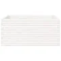 Jardinera madera maciza de pino blanco 100x100x46 cm de , Maceteros y jardineras - Ref: Foro24-3282430, Precio: 223,33 €, Des...