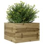 Jardinera de madera de pino impregnada 70x70x46 cm de , Maceteros y jardineras - Ref: Foro24-3282418, Precio: 146,71 €, Descu...
