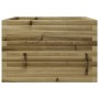 Jardinera de madera de pino impregnada 70x70x46 cm de , Maceteros y jardineras - Ref: Foro24-3282418, Precio: 146,71 €, Descu...