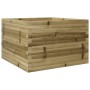 Jardinera de madera de pino impregnada 70x70x46 cm de , Maceteros y jardineras - Ref: Foro24-3282418, Precio: 146,71 €, Descu...