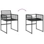 Juego de comedor de jardín 7 piezas ratán sintético negro de , Conjuntos de jardín - Ref: Foro24-3295034, Precio: 424,12 €, D...