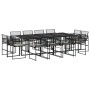 Set comedor de jardín con cojines 13 pzas ratán sintético negro de , Conjuntos de jardín - Ref: Foro24-3295015, Precio: 795,9...