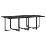 Set comedor de jardín con cojines 13 pzas ratán sintético negro de , Conjuntos de jardín - Ref: Foro24-3295015, Precio: 795,9...