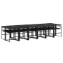 Set comedor de jardín con cojines 13 pzas ratán sintético negro de , Conjuntos de jardín - Ref: Foro24-3295062, Precio: 841,5...