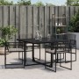 Sillas de jardín con cojines 4 unidades ratán sintético negro de , Sillas de jardín - Ref: Foro24-4008575, Precio: 185,47 €, ...