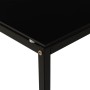 Mesa auxiliar de vidrio templado negro 40x40x60 cm en Mesas auxiliares | Comprar online en Foru.es