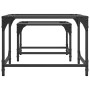 Mesas de centro apilables con tapa de vidrio 2 pzas acero de , Mesas de centro - Ref: Foro24-845982, Precio: 48,16 €, Descuen...