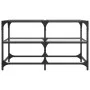 Mesa de centro superficie de vidrio acero 78,5x40x45 cm de , Mesas de centro - Ref: Foro24-846010, Precio: 51,93 €, Descuento: %