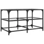 Mesa de centro superficie de vidrio acero 78,5x40x45 cm de , Mesas de centro - Ref: Foro24-846010, Precio: 51,93 €, Descuento: %