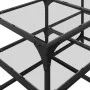 Mesa de centro superficie de vidrio acero 78,5x40x45 cm de , Mesas de centro - Ref: Foro24-846010, Precio: 51,93 €, Descuento: %