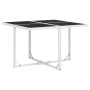 Juego de comedor de jardín 5 pzas con cojines textilene blanco de , Conjuntos de jardín - Ref: Foro24-3295088, Precio: 261,81...