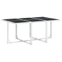 Juego de comedor de jardín 7 pzas con cojines textilene blanco de , Conjuntos de jardín - Ref: Foro24-3295104, Precio: 391,51...