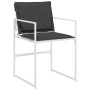 Juego de comedor de jardín 7 pzas con cojines textilene blanco de , Conjuntos de jardín - Ref: Foro24-3295104, Precio: 391,51...