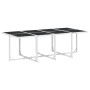 Juego de comedor de jardín 13 pzas con cojines textilene blanco de , Conjuntos de jardín - Ref: Foro24-3295110, Precio: 715,6...