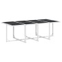 Juego de comedor de jardín 13 pzas con cojines textilene blanco de , Conjuntos de jardín - Ref: Foro24-3295095, Precio: 716,7...