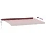 Toldo retráctil automático burdeos 600x300 cm de , Toldos - Ref: Foro24-3310201, Precio: 555,81 €, Descuento: %