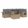 Juego de sofás jardín con cojines 6 pzas ratán sintético beige de , Conjuntos de jardín - Ref: Foro24-3267889, Precio: 433,46...