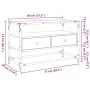 Mueble TV cristal y madera ingeniería negro 80x35x51 cm de , Muebles TV - Ref: Foro24-846059, Precio: 68,78 €, Descuento: %