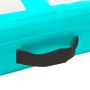 Esterilla inflable de gimnasia y bomba PVC verde 400x100x15 cm de vidaXL, Esteras para pilates y yoga - Ref: Foro24-92663, Pr...