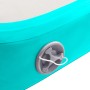 Esterilla inflable de gimnasia y bomba PVC verde 400x100x15 cm de vidaXL, Esteras para pilates y yoga - Ref: Foro24-92663, Pr...