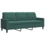 Juego de sofás con cojines 2 piezas terciopelo verde oscuro de , Sofás - Ref: Foro24-3278393, Precio: 542,60 €, Descuento: %