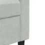 Juego de sofás con cojines 2 piezas terciopelo gris claro de , Sofás - Ref: Foro24-3278391, Precio: 466,24 €, Descuento: %