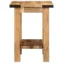 Mesa auxiliar madera maciza de mango rugosa 40x30x40 cm de , Mesas auxiliares - Ref: Foro24-358501, Precio: 56,52 €, Descuent...