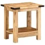 Mesa auxiliar madera maciza de mango rugosa 40x30x40 cm de , Mesas auxiliares - Ref: Foro24-358501, Precio: 56,52 €, Descuent...